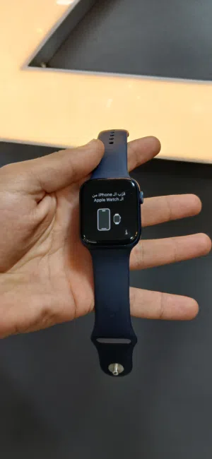 APPLE WATCH S6 44MM / ابل واتش سيرياس 6 حجم 44 وكالة مش مصلحة ولا مغيير في اشي بطارية 76%