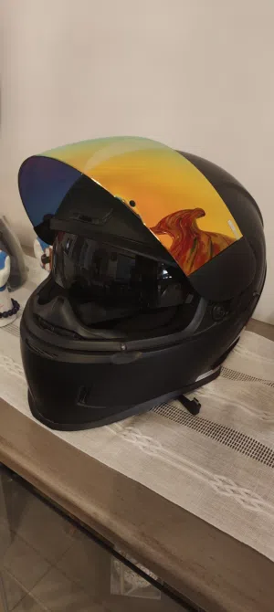 Icon Airform Full Face Motorcycle Helmet - Matte Black - Size M (58cm)