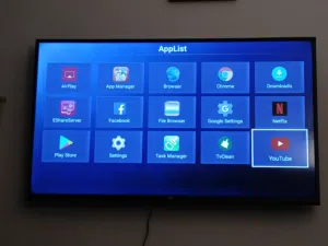 JVC smart LED tv 55 inches full high quality  with remote in excellent condition  85 BD