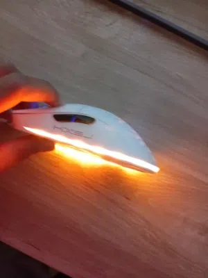 ماوس ابيض ليتات rgb
