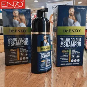شامبو الشيب صبغة الشعر Dr. Enzo بخلاصة الارغان 5 بـ 1 صناعة برازيلية احذر المقلد