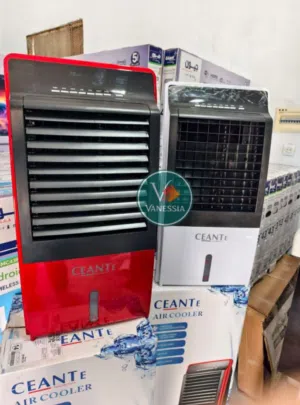 Air Cooler Marque Ceante 12L Couleur Blanc & Rouge