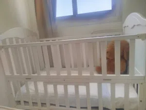 سرير اطفال مع فرشة (baby bed with Mattress )