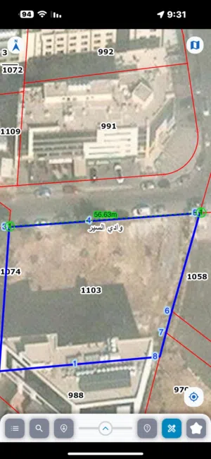 ارض تجاري 2150م السابع قرب الملكيه موقع تجاري حيوي جدا جدا بسعر مغري