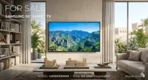 SAMSUNG 55" SMART TV FOR SALE – EXCELLENT CONDITION