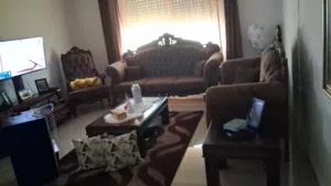 طقم كنب خشب زان تقيل تفصيل يتكون من 7 مقاعد