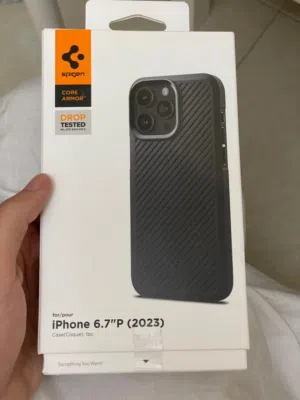 new spigen case for iphone 15 pro max not been used for sale just 50 Dhs
