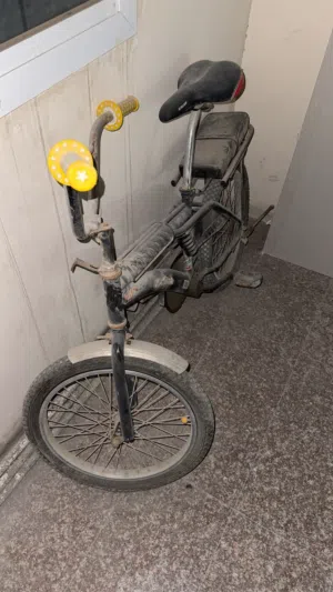 سيكل رامبو للبيع مشكلته الوحيده بس صدى خفيف فالحديد يروح