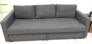 ikea Three-seat sofa-bed, Skiftebo dark grey