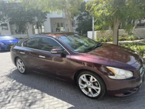 Nissan Maxima Full options- GCC- Low mileage excellent condition agency maintained