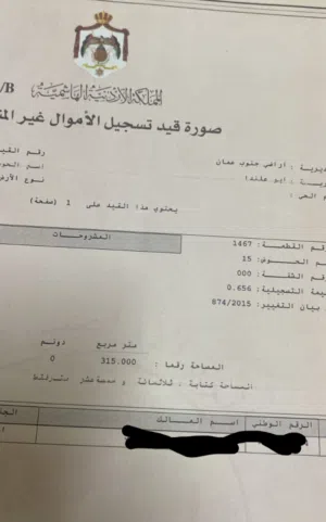 أرض سكنيه مميزة للبيع في المستنده الغربيه