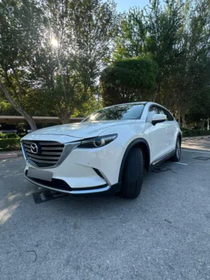 Mazda CX-9 Touring Plus 2020 White with Beige Interior - Excellent Condition