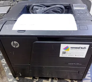 طابعة Hp laserjet pro 400 ابيض واسود بحالة ممتازة