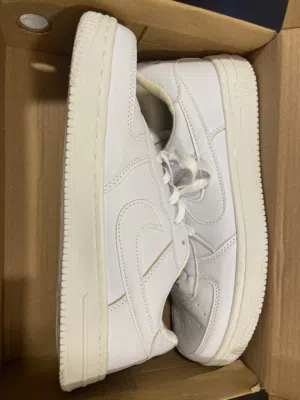 White air nike sneakers