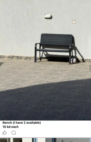 Benches and chairs