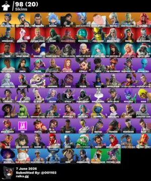 حساب Fortnite للبيع - فل أكسس (Full Access) مع ضمان على الحساب..