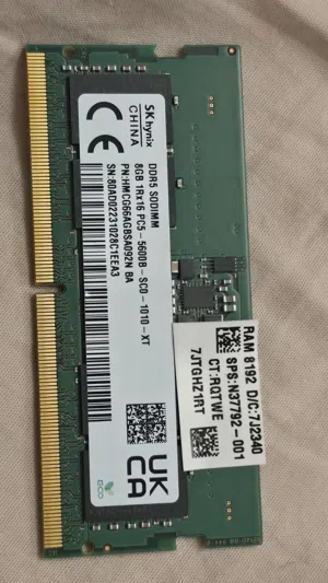 VICTUS sk hynix 8×2gb ram ddr 5 for laptops فيكتوس 8 جيجابايت DDR 5 رام