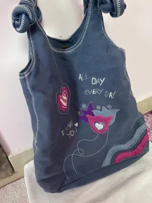 حقيبة جينز جميلة بوهميان ستايل