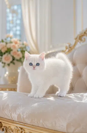 كتن سكوتش جميله/ A cuty Scottish kitten