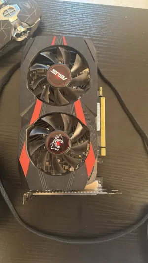 كرت MSI 1050TI وكيس اسود
