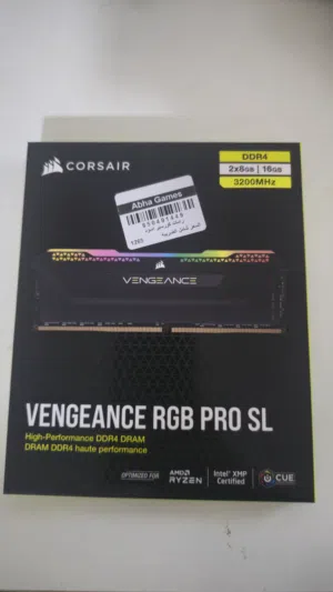 رامات 16GB من CORSAIR 3200Mhz. RGB. استمعال شهر فثط