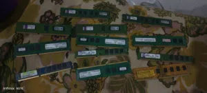12قطعة رام ddr3 كل وحدة 2 كيكا لو 4 كيكا تساوي 34 كيكا
