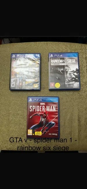 Spider man 1 Arabic  GTA v Rainbow six siege