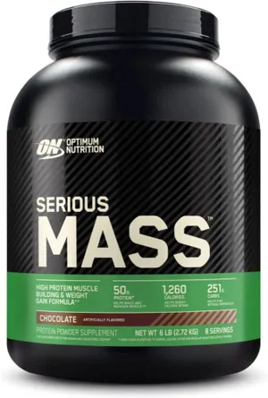 Serious Mass Weight Gainer - Chocolate, 6lb (Packaging May Vary)