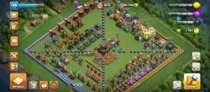 حسابين كلاش بيت 17 مع كلان