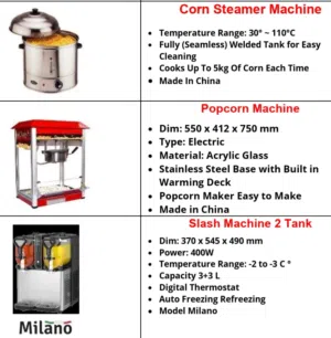 (Slash, corn, popcorn) used machine for sale