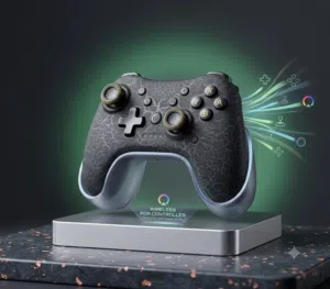 يد تحكم (Joystick) احترافية لاسلكية - تدعم نينتندو، أندرويد، وPC بتصميم أنيق