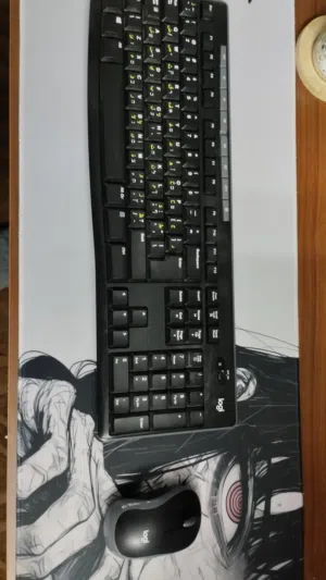 متوفر طقم كيبورد و فارة لا سلكي جديد  بسعر حرق 65 شيكل واصل