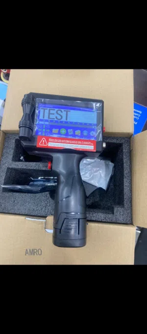 Handheld inkjet printer