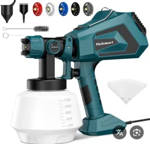 فرد الدهان بطارية بقوة 36 فولت مع بطاريتين وشاحن :  لكل من يهتم بالدهان والحصول على دهان مميز