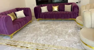 طقم كنب بحالة ممتاااازة تفصيل خشب ثقيل بسعر لقطة