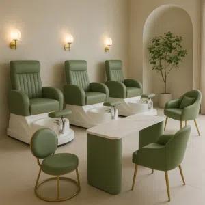 تجهيزات صالون راقية – جديدة كليًا