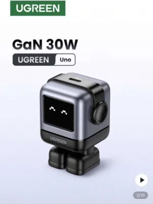 UGREEN-C 30W  جديد بالكرتونة مسكرة (شاحن يوجرين)
