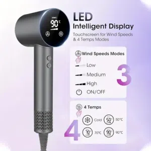 مجفف شعر لمس عالي السرعة (HRYCF Hair dryer).