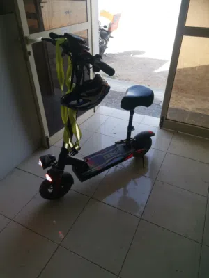 Using e-scooter