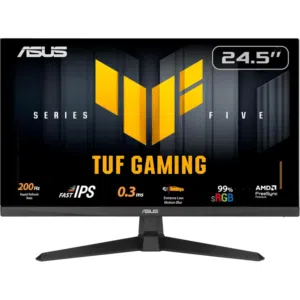 شاشه جيمنج 25 انش تردد 200 هرتز ASUS 25 INCH 1080P FULL HD 200HZ 0.3MS FAST IPS PANEL GAMING MONITOR