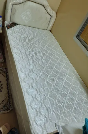 Bed frame and mattress   Single bed