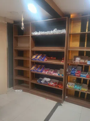 ديكور كامل محل 6*4 لكفيه او سوبر مركت  لاتيه كامل  مفصل تفصيل 400 دينار  توصل ع رقمي