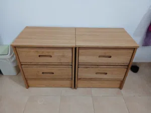 Bedside tables wooden very strong  In good condition