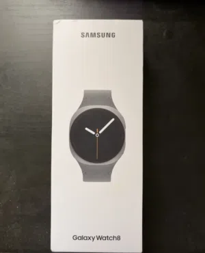 ساعة سامسونج جالاكسي واتش 8 جديدة بالكرتونة Samsung galaxy watch 8 new unopened