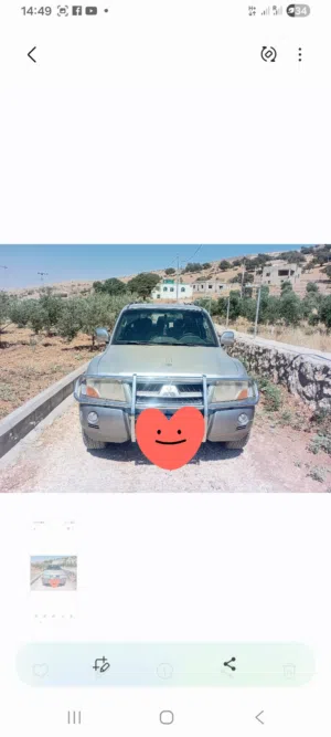 متسوبيشي باجيرو 2005 نظيفة