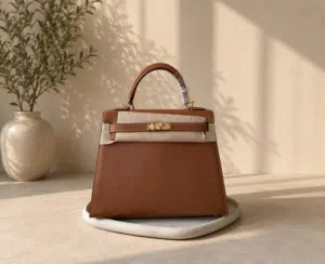 Hermès Kelly 25 Epsom Gold on Gold Master Copy