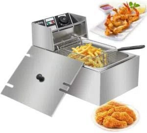 قلاية البطاطا والبروستد الكهربائية للمنزل وأصحاب المشاريع الصغيره بسعة 6.5 لتر