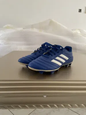 Blue addidas Copa shoes with studs for sale(urgent sale)