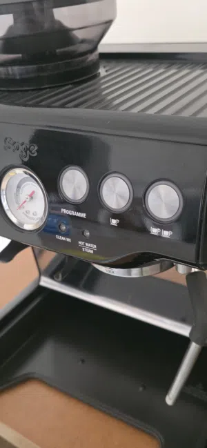 مكينة قهوة Sage Barista Express espresso machine in black بكامل ملحقاتها