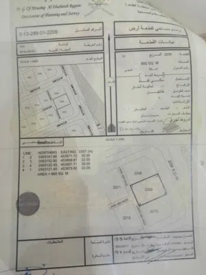 ارض سكنية شلاشل للبيع مستوية وفرصه للادخار والاستثمار مطلوب 3500 ريال